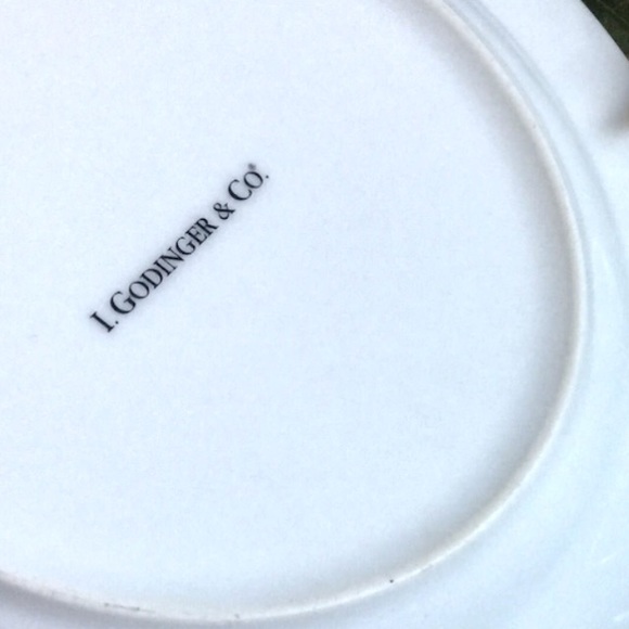 Tropical Fish Appetizer Plates Nautical Vintage Art Porcelain Godinger & Co - Picture 6 of 6